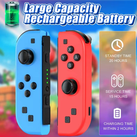 RCY Joypad Controller for Nintendo Switch,Blue&Red