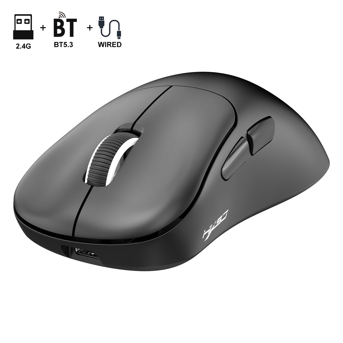 UVQYC Wireless Gaming Mouse With 57g Lightweight Design,10000DPI-Black