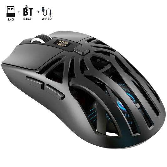 Hexamurby Wireless Gaming Mouse,T400 Black