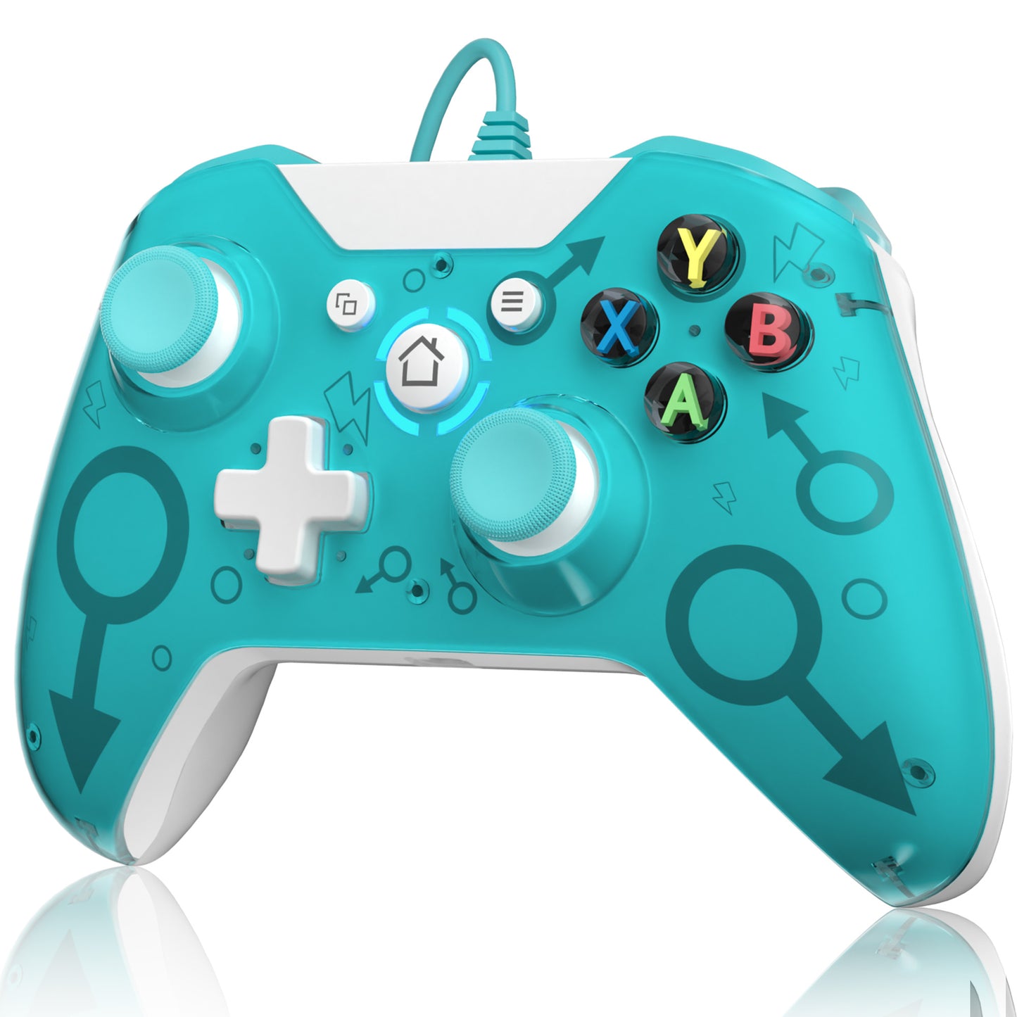 Wired Controllers for Xbox 360 Video Game Wire Controller Gamepad Joystick for Xbox 360/Xbox 360 Slim/PC Windows 8/10/11