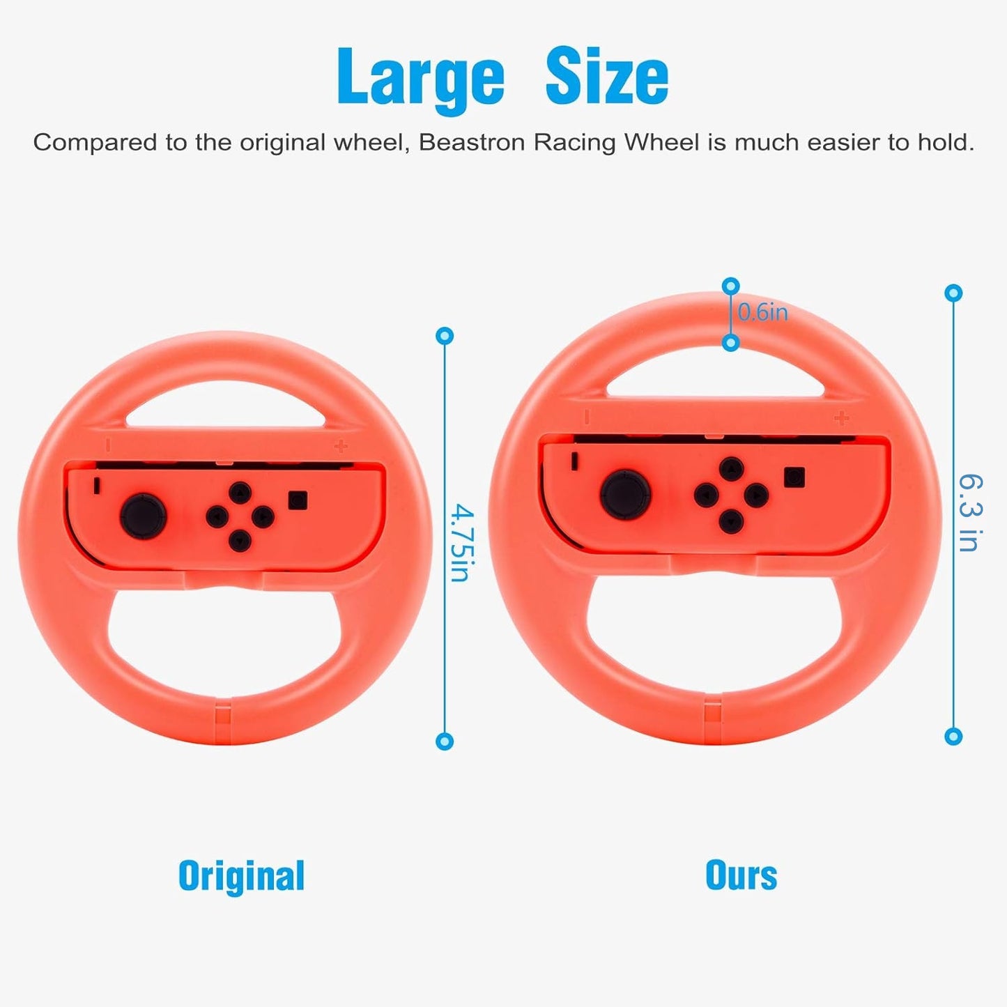 Steering Wheel Controller for Nintendo Switch 2,HTD-FXP510