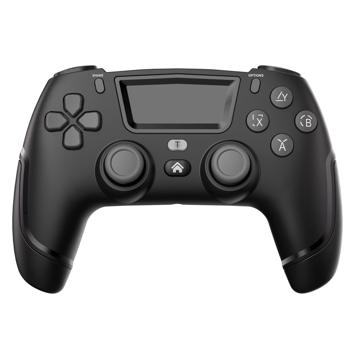 Wireless Controller Compatible with P4/P4 Slim/P4 Pro/PC,P4 Gamepad Joystick with Turbo/Dual Vibration/6-Axis,Black