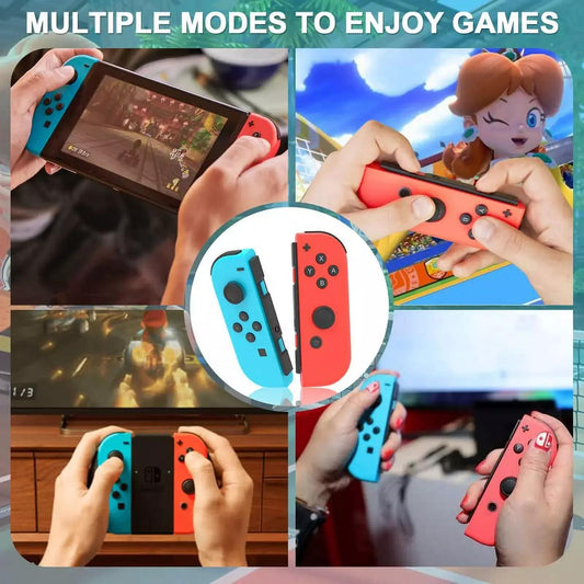 UHM JoyPad for Nintendo Switch Controller, Blue Red