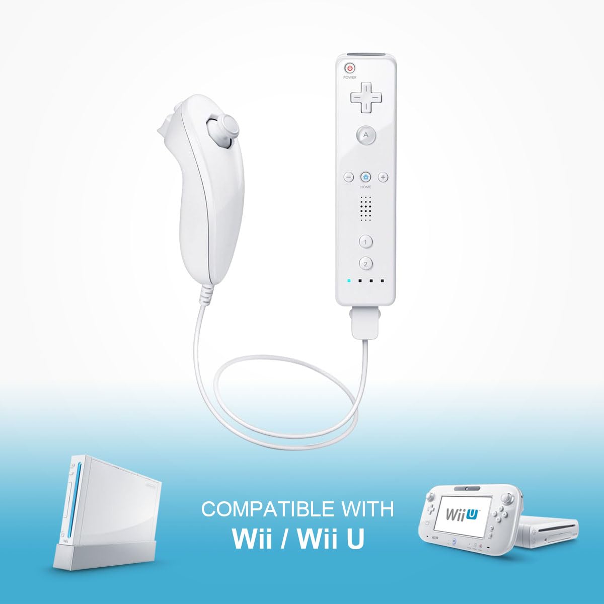 UHM Wii Remote Controller Compatiable with Nintendo Wii/Wii U