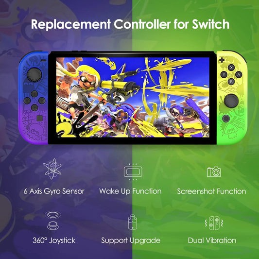 RCY Joy Con Controller for Nintendo Switch,Switch Joypad Controller,Splatoon 3