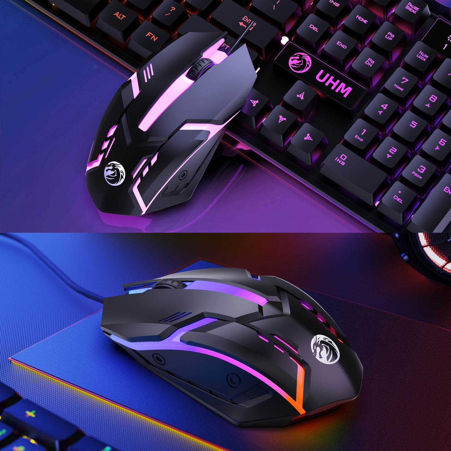 RCY UGK100 Wired Keyboard and Mouse Combo