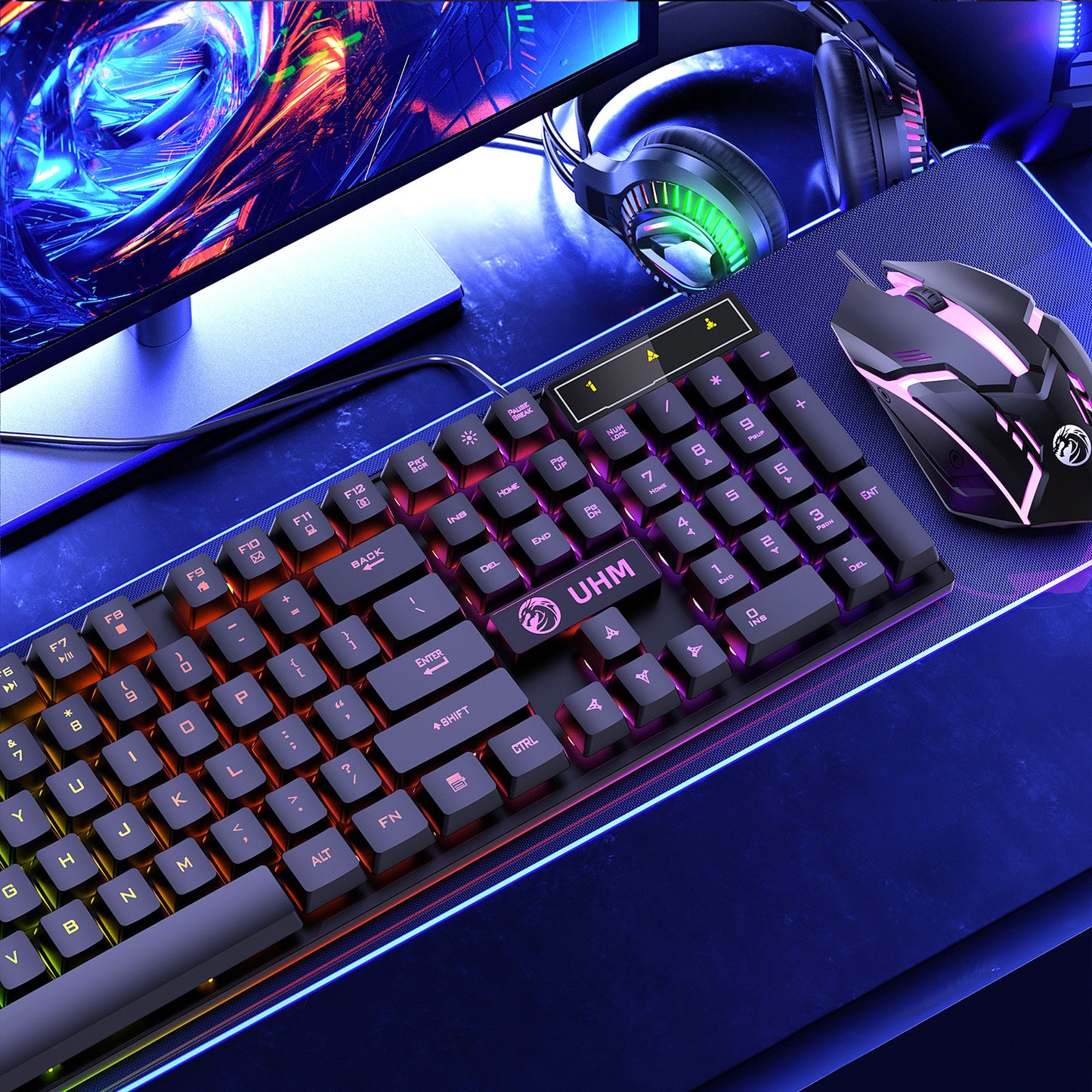 RCY UGK100 Wired Keyboard and Mouse Combo