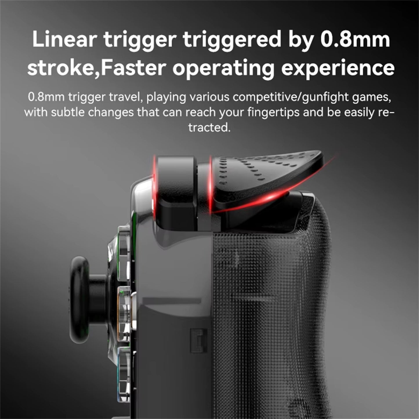 RCY Wireless Mobile Gaming Controller for iPhone/Android/PC,D7 Black