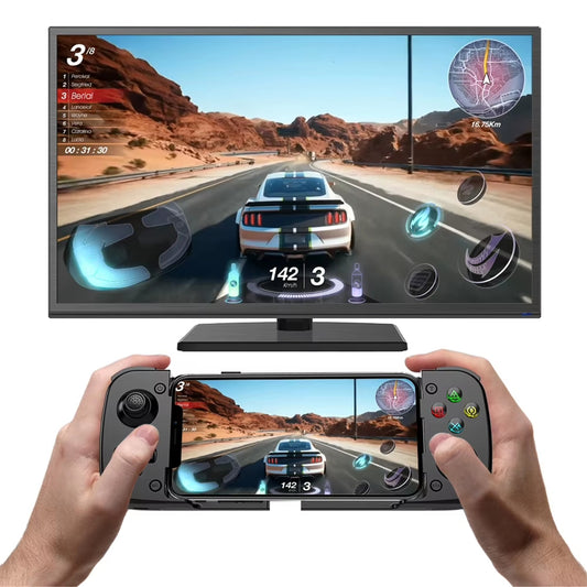 RCY Wireless Mobile Gaming Controller for Android IOS,D3S Black