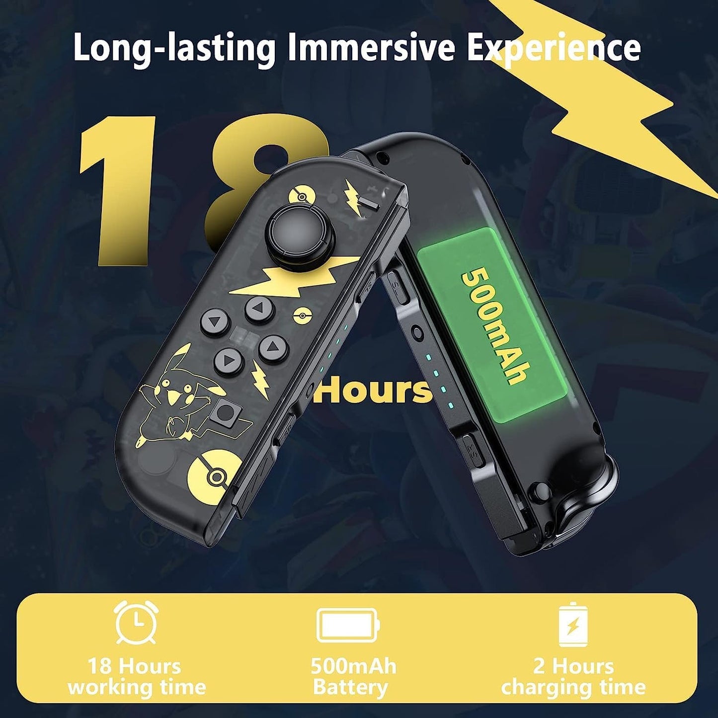 UHM Switch Controller for Nintendo Switch,Joypad Controllers ,Pikachu