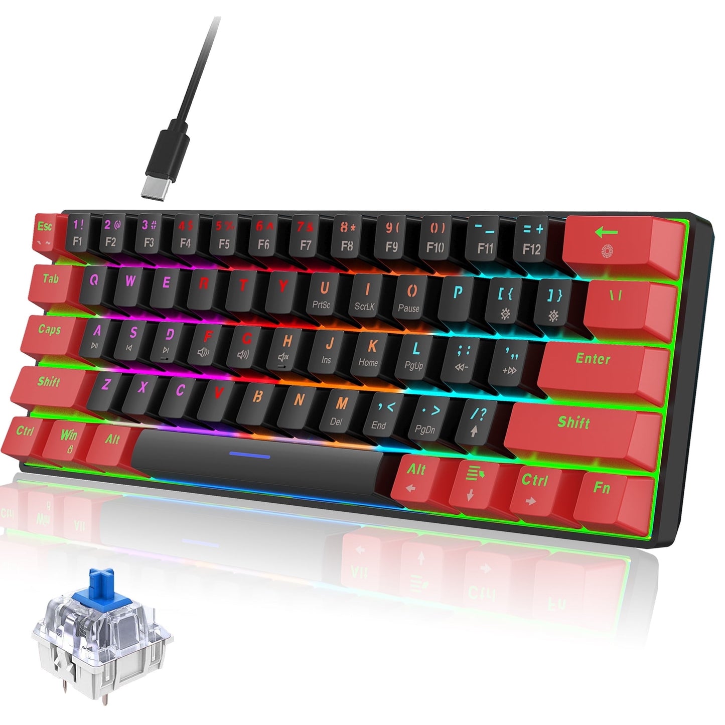 UVQYC Mechanical Gaming Keyboard