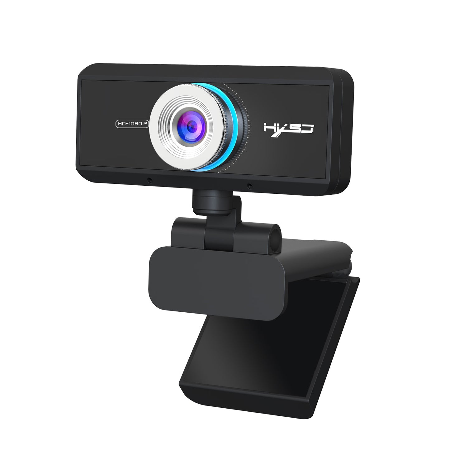 1080P HD Webcam with Noise-Cancelling Mic/360° Rotation/180° Adjustable