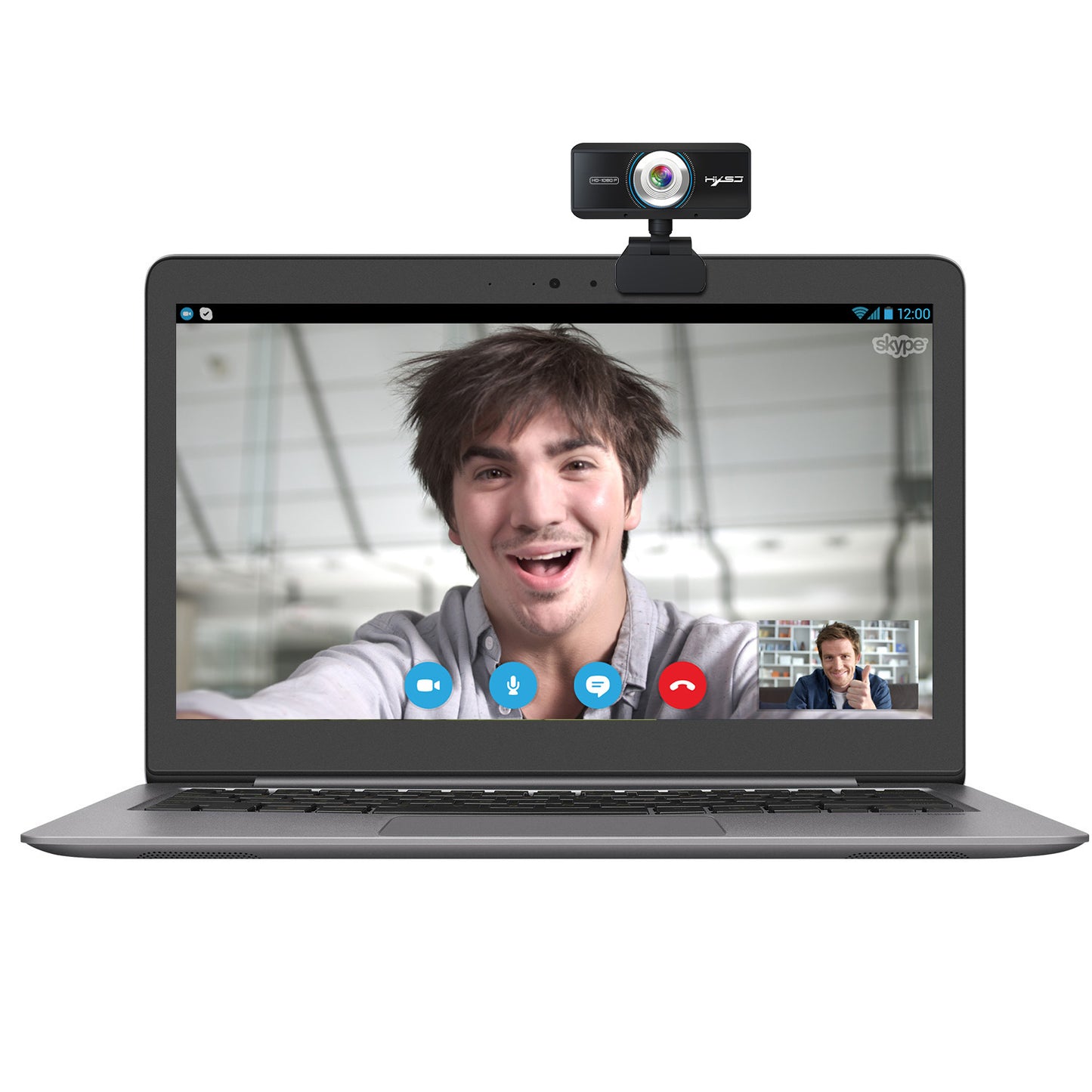 UHM 2K 1080P Webcam for PC,Black