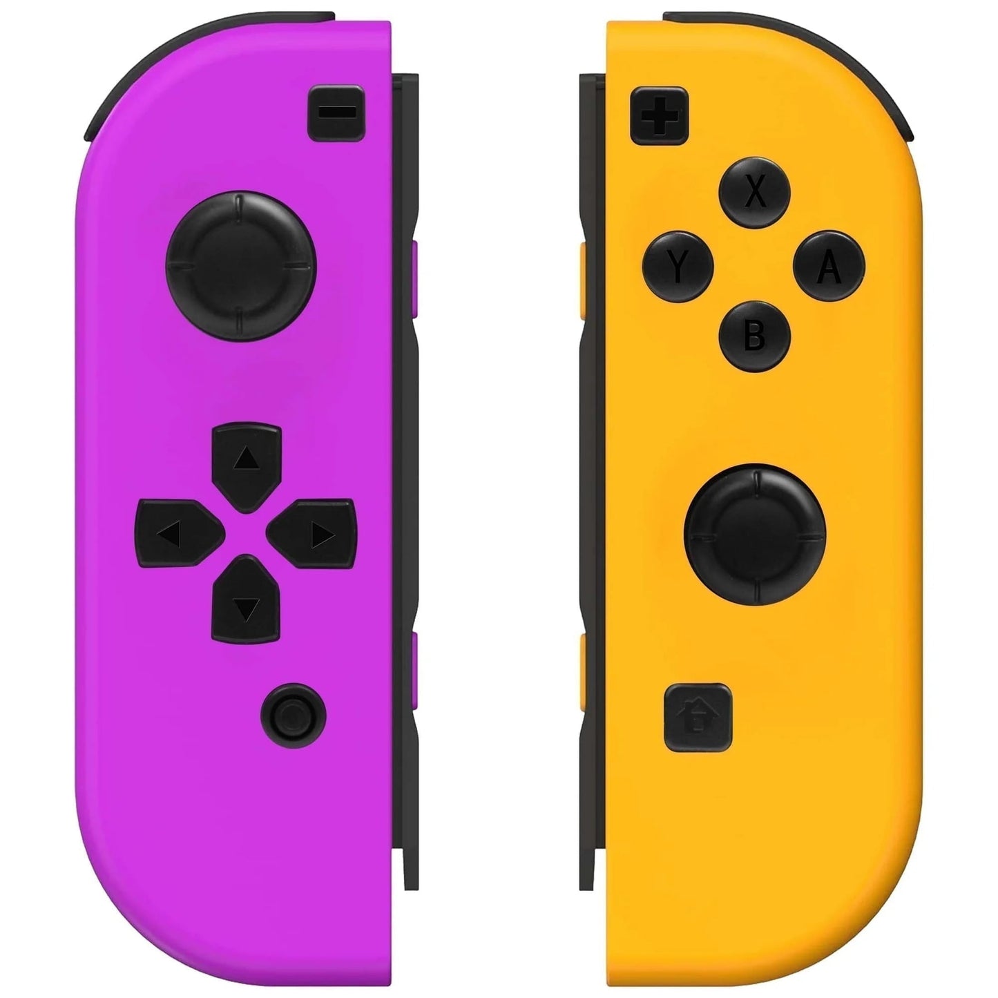 Wireless Controller for N-Switch,L/R Controllers Support Dual Vibration/Motion Control/Wake-up Function,Purple Yellow