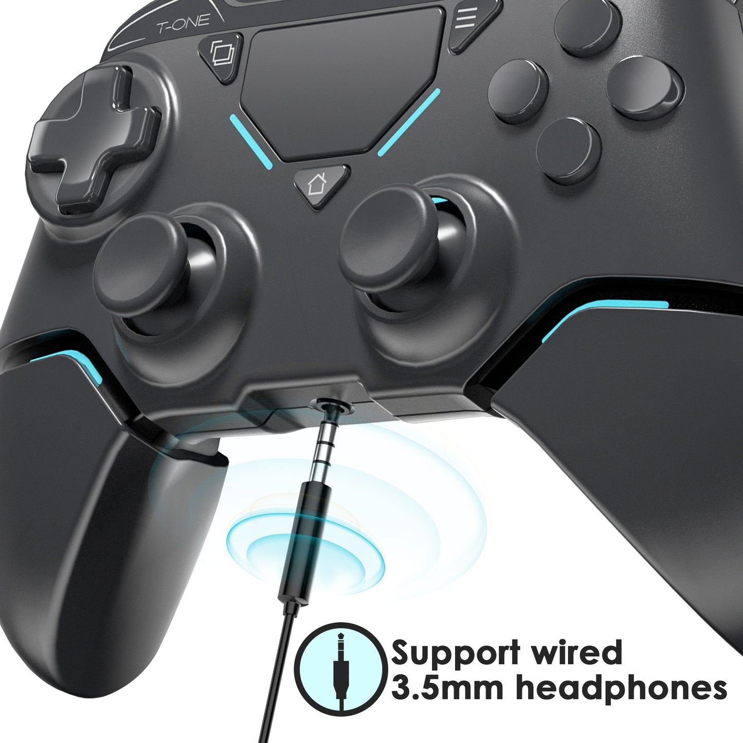 UHM T1b PS4 Controller-Black