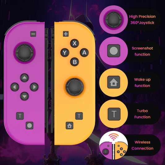 RCY Wireless Switch Controller,RGB Joypad  LED ZH