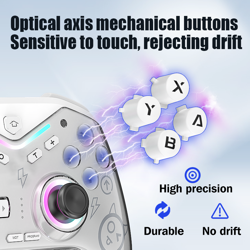UHM Switch Controller for Nintendo Switch,White