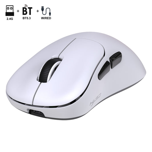 UVQYC Wireless Gaming Mouse With 57g Lightweight Design,10000DPI-White