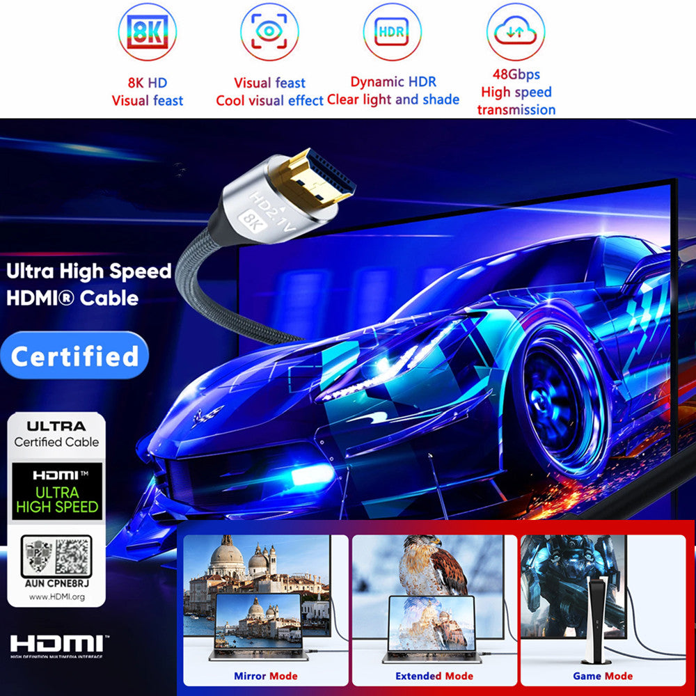RCY 8K HDMI Cable HDMI 2.1 Cable