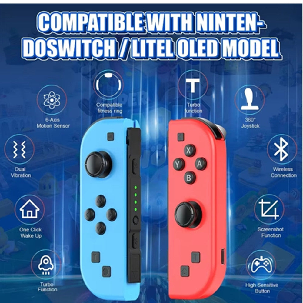 RCY Joypad Controller for Nintendo Switch,Blue&Red