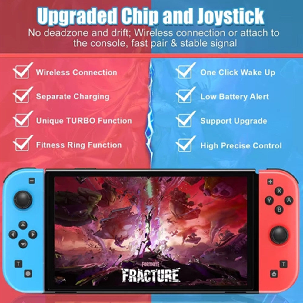 RCY Joypad Controller for Nintendo Switch,Blue&Red