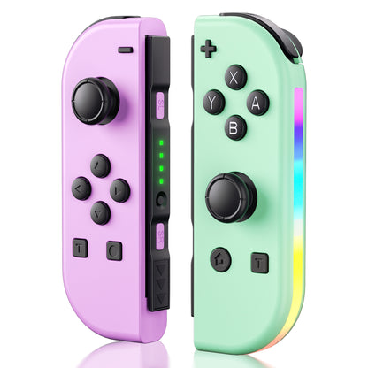 SZC JoyPad for Nintendo Switch Controller,Purple Green