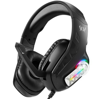 UVQYC Stereo Gaming Headset Wired for PC PS4 PS5 Xbox, Over Ear Headphones