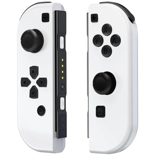 Wireless Joypad Controller for Nintendo Switch, L/R Controllers with LED Support Dual Vibration/Motion Control/Wake-up Function,White