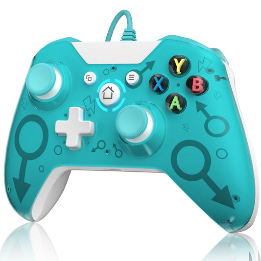 Hugbmetry Wired Controllers for Xbox 360 Video Game Wire Controller Gamepad Joystick for Xbox 360/Xbox 360 Slim/PC Windows 8/10/11