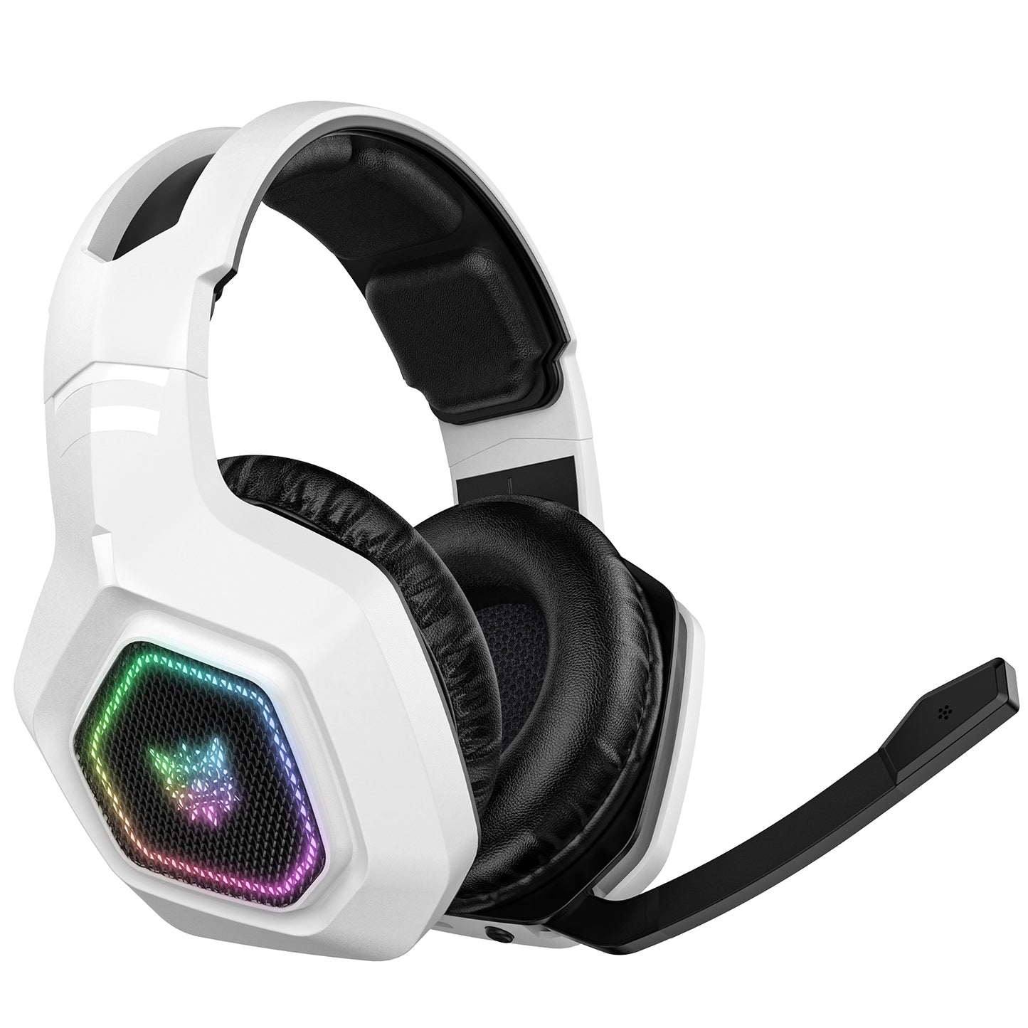 RCY Wireless Gaming Headset for PS5/PS4/PC Laptop,B100 White