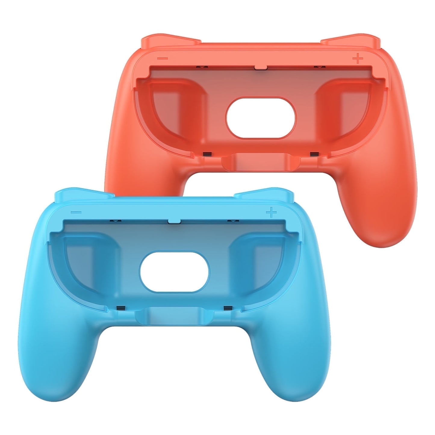 2 Pack Controller Grips for N-Switch 2 Joy-Con Controllers,Switch 2 Accessories Protective Handheld Holder, Red/Blue