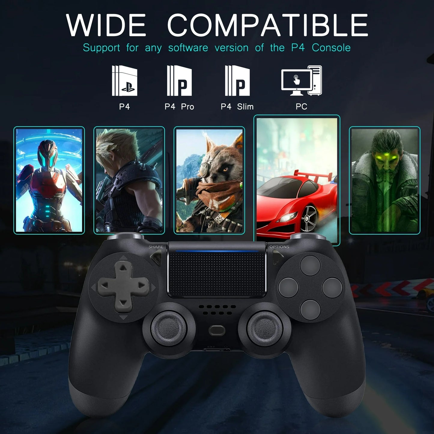 RCY P4 Wireless Controller for P4 Black