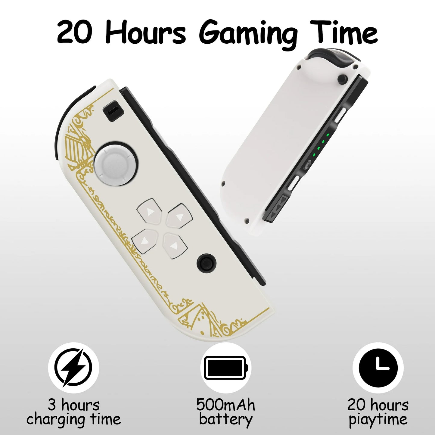 Game Controller for Nintendo Switch, White GWZL