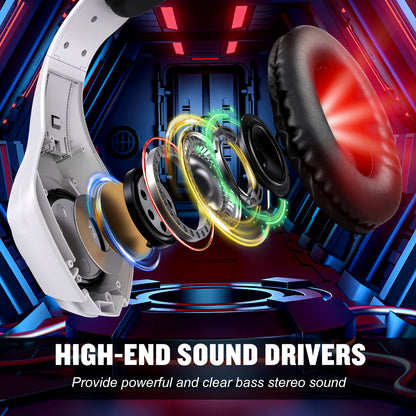 UHM Wired Gaming Headsets for PS4 PS5 Switch Xbox One,GS410W