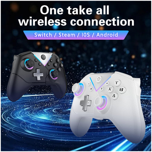 UVQYC Switch Controller for Switch/Steam/PC/IOS/Android-White