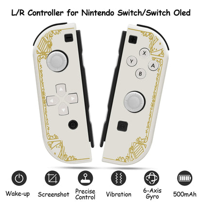 UVQYC Joypad Controller for Nintendo Switch,Wireless Controller (L/R)  Support Dual Vibration/Wake-up Function/Motion Control