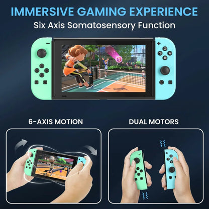 RCY RGB Joypad Controller for Nintendo Switch,DS with LED