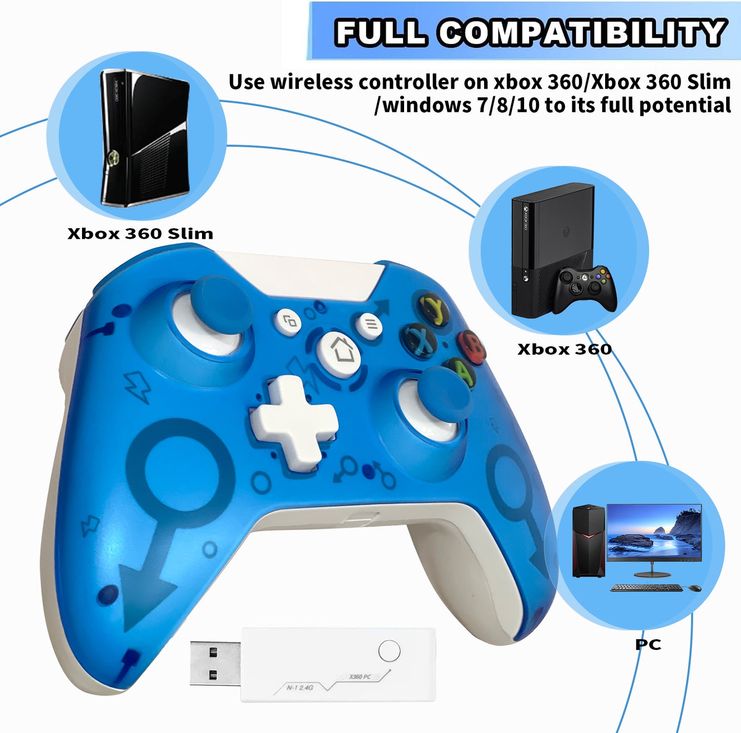 UHM N1 Xbox 360 Controller
