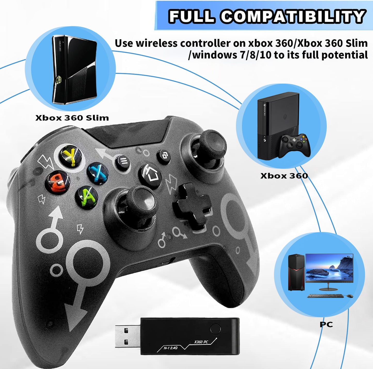 UHM N1 Xbox 360 Controller