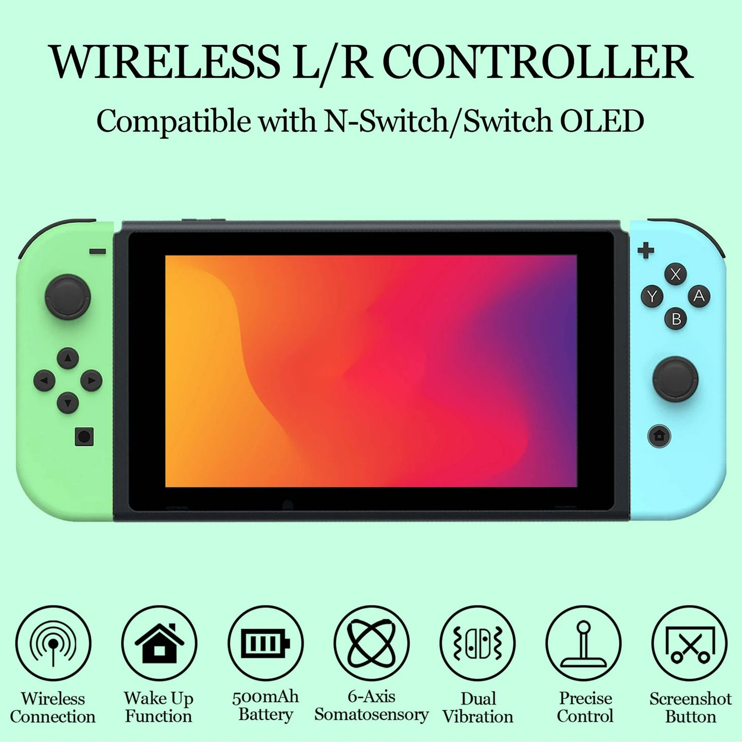 RCY Wireless Switch Controller for Nintendo Switch,DS