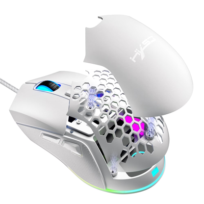 UHM X300 Gaming Mouse Wired White