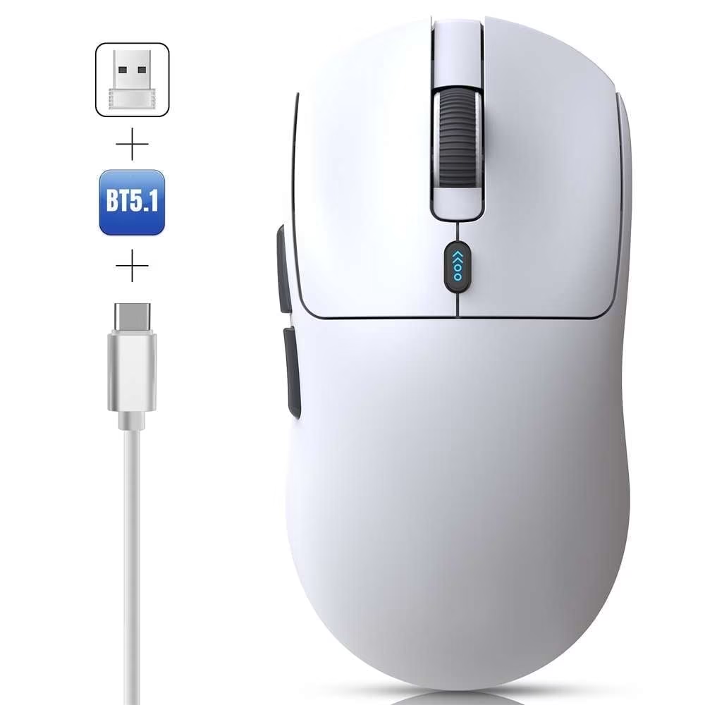 Hexamurby T68 White Wireless Gaming Mouse