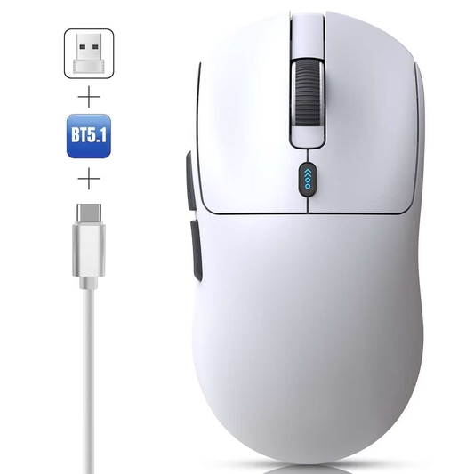 Hexamurby T68 White Wireless Gaming Mouse