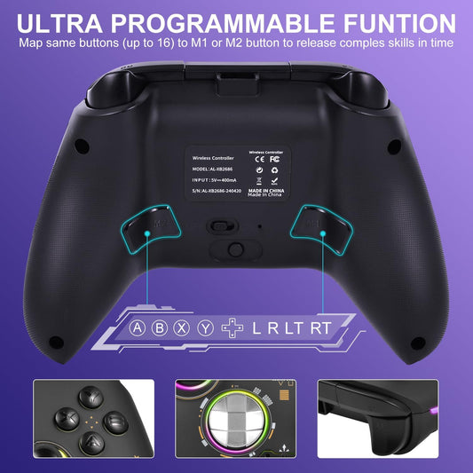 UVQYC Wireless Controller for Xbox One,Black
