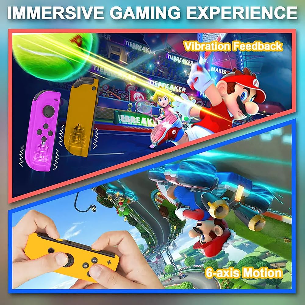 RCY Wireless Switch Controller,RGB Joypad  LED ZH