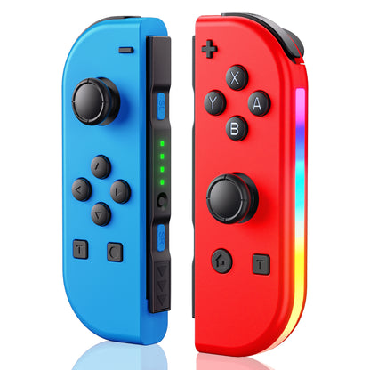 UHM JoyPad for Nintendo Switch Controller, Blue Red