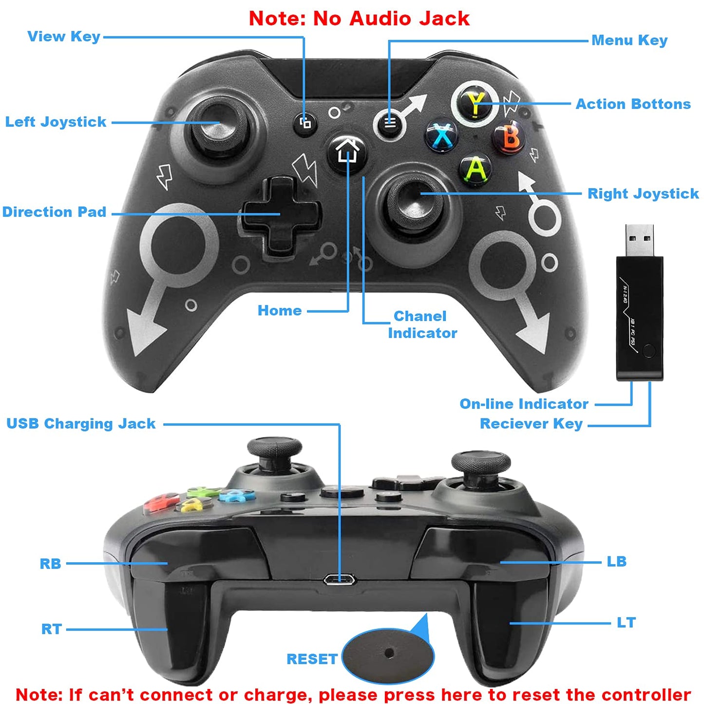 UHM N1 Xbox 360 Controller