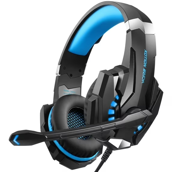 Hexamurby   Gaming Headsets for PS5,PS4,Xbox One,Wired Gaming Headphones with Noise Canceling Microphone Surround Sound & LED Light for PS5 Xbox PC Phone Mac Nintendo Switch