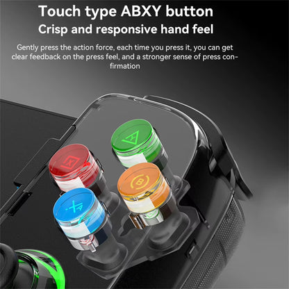 RCY Wireless Mobile Gaming Controller for iPhone/Android/PC,D7 Black