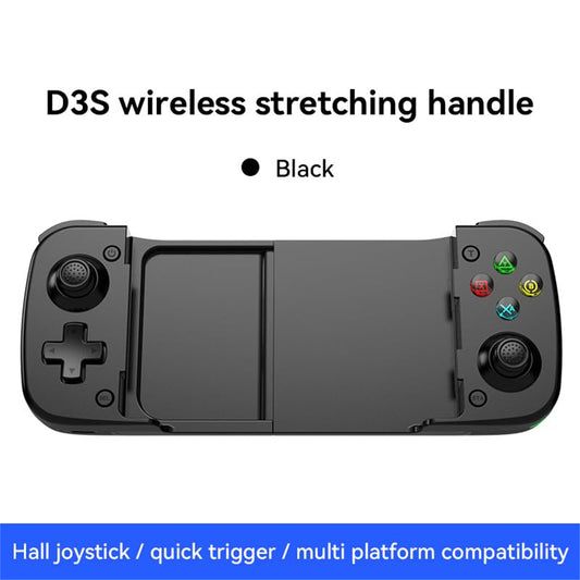 RCY Wireless Mobile Gaming Controller for Android IOS,D3S Black